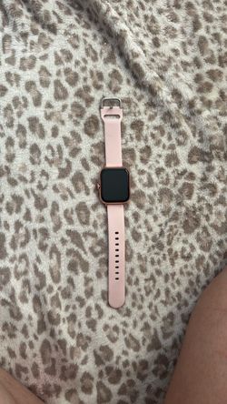 Light pink smart watch