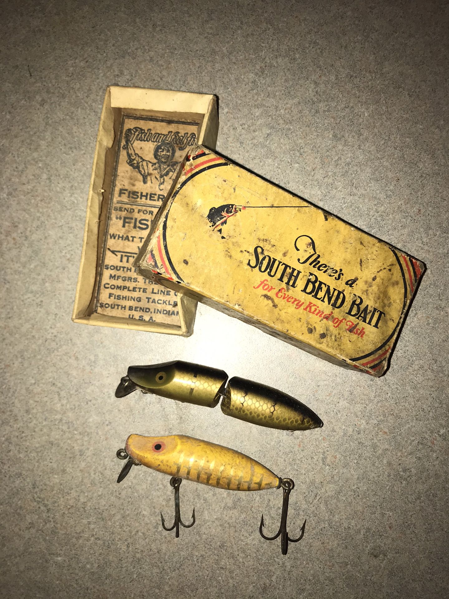 Vintage South Bend Bait Co. Fishing Lures