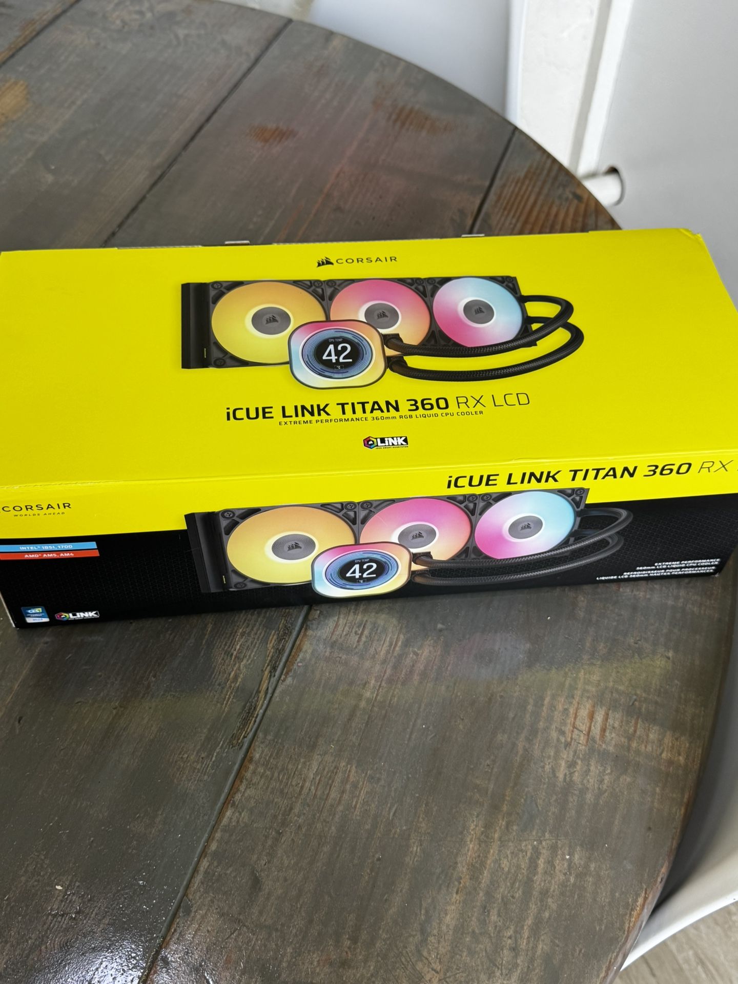 Pc Parts , CORSAIR iCUE LINK TITAN 360 RX RGB Liquid CPU Cooler