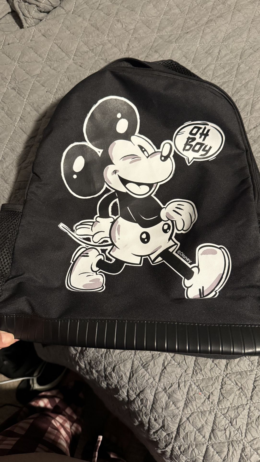 Disney Mickey Mouse Black Backpack 