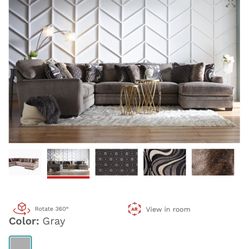Sectional Sofa With Ottoman 