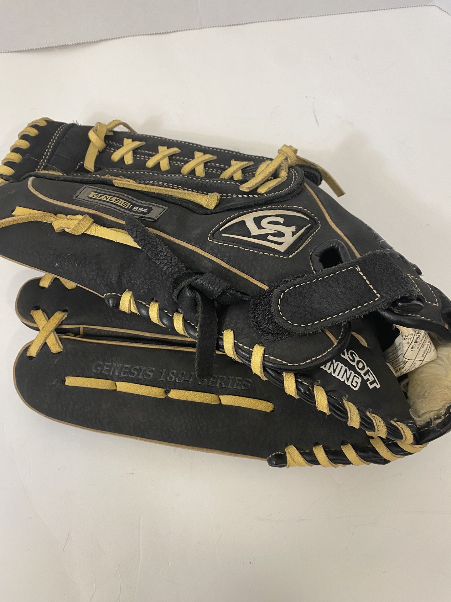 Louisville Slugger 14” Genesis 1884 LHT Baseball Glove Mitt, Black; GENBD-1400