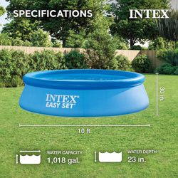 Unopened Intex 28121EH 10x30" Above Ground Pool Complete Set $300 OBO