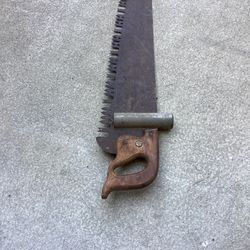 Antique saw is still work perfect
