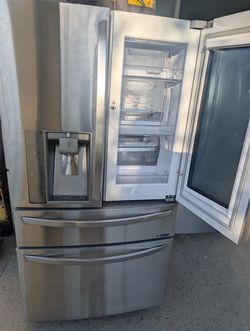 36" W. 70" H. 29" depth OFFER WORK COOLING PERFECT 60 DAYS WARRANTY.