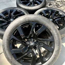 Range Rover Sport 21” Gloss Black Goodyear Tires Wheels Rims Rines 