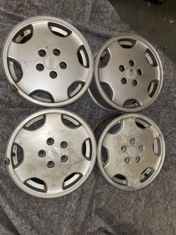 OEM Audi 15” Alloy Wheels – 15x6 ET45 5x112 – Set of 4