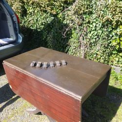Free Drop Leaf Table With Extra Leaves