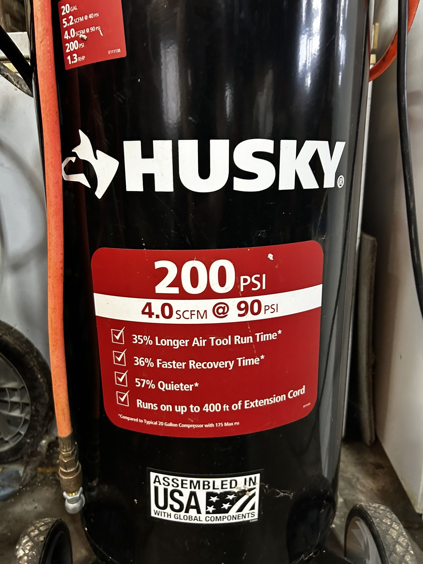Husky 200 Air Compressor
