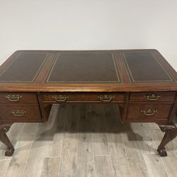 Antique Wood Desk 