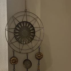 Metal Boho Dreamcatcher Wall Art
