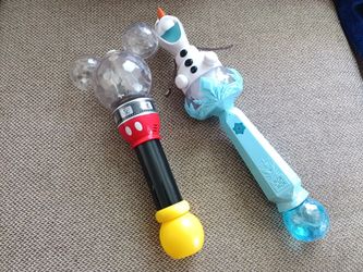 2 Disney Bubble Wands