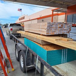 Haul, Transport Lumber Equipment, Tractor, or Materials or Moving furniture.
