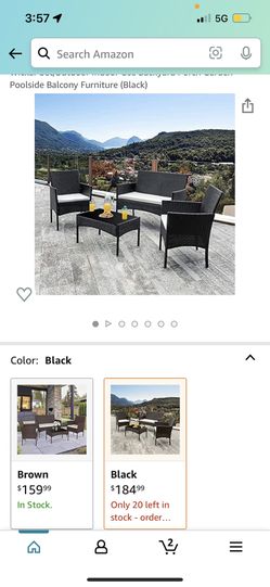 Brand New In Box Patio Set 