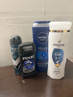 Men's Grooming Bundle – Degree, AXE, Nivea, Pantene