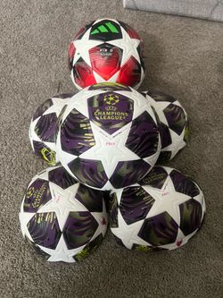 New Adidas UEFA Champions League Pro Football 2026  Best Soccer Ball Size 5 ( Official Pro Match Ball ) 4 available. White and purple $85 each
