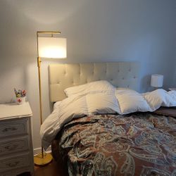 Headboard, Box Spring, & Bed Frame
