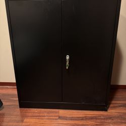 3 Shelf Metal Storage Cabinet