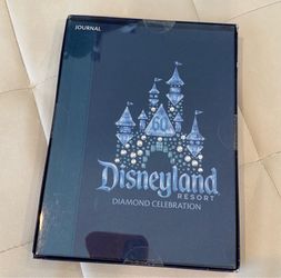 Disneyland Resort Diamond Celebration Journal 60th Anniversary Collectible. NEW. STILL SEALED.