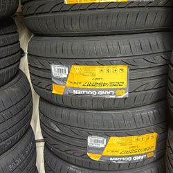 225/45/17 land golden tires 🛞