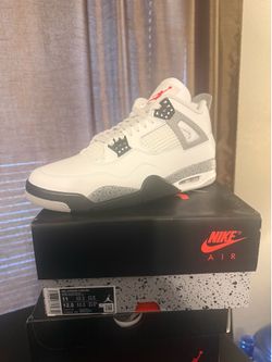 Jordan4 White Cement
