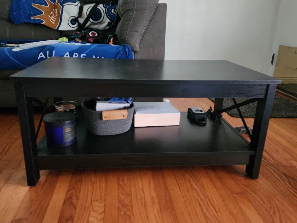 Sturdy Black Coffee Table