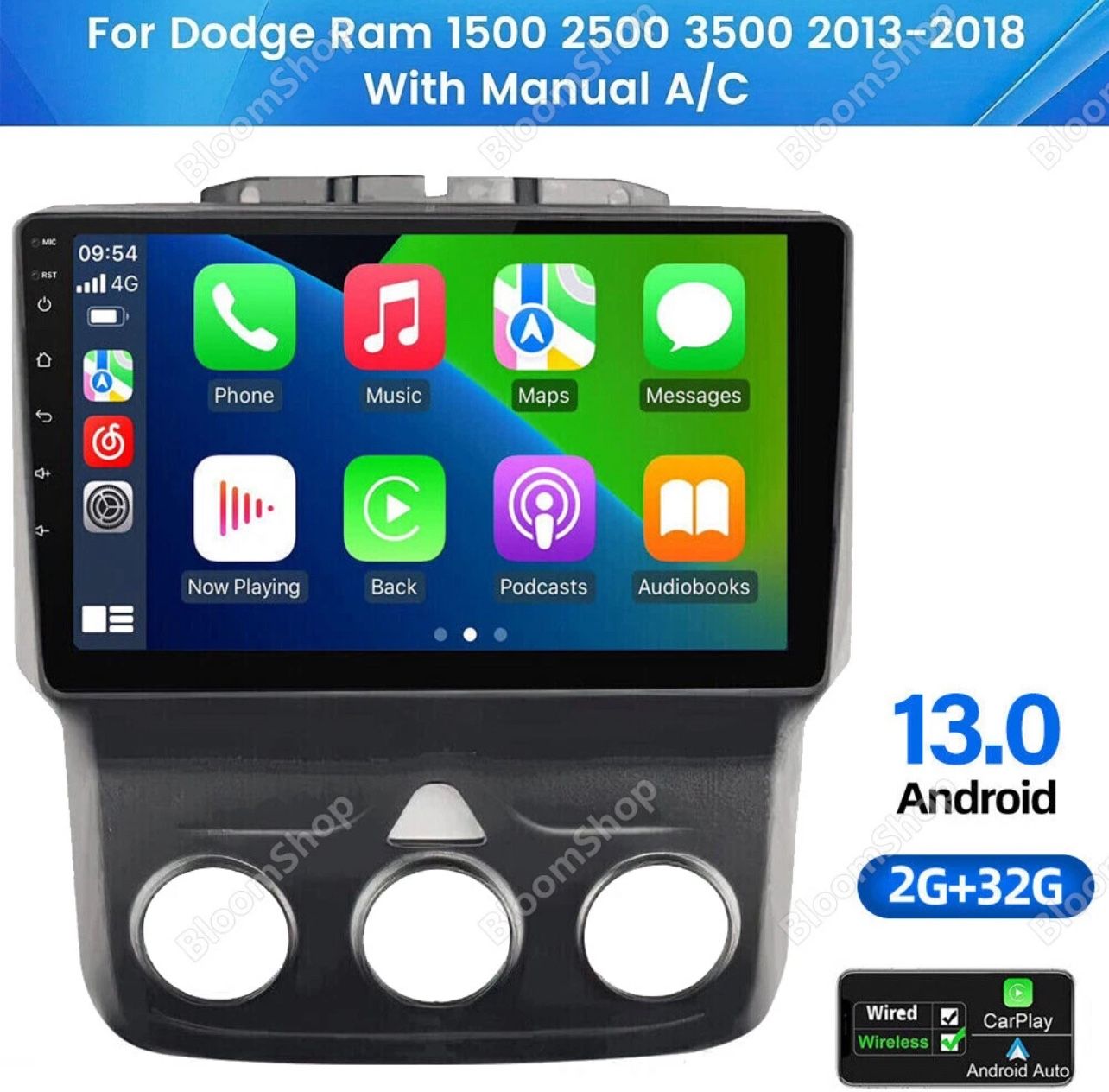 Ram 1500 Apple Car Play For Models 2013-2018