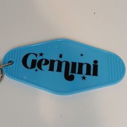 Hotel Key Zodiac Sign Keychain