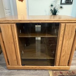 Solid Wood Entertainment Center