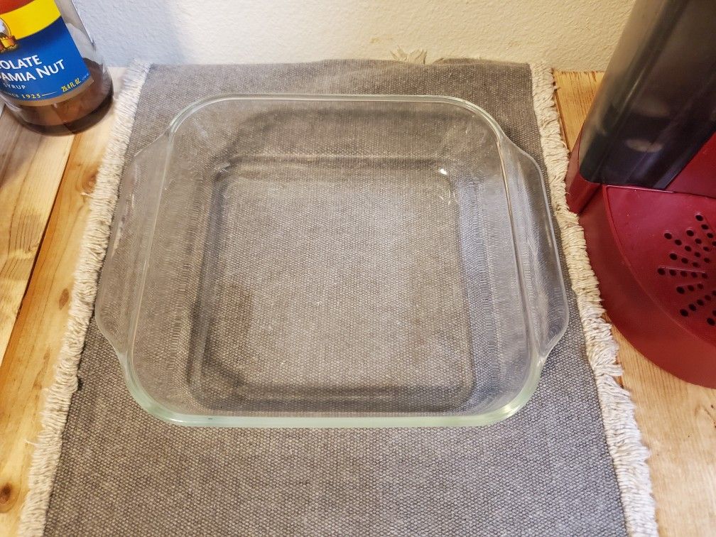 5x5 Pyrex baking dish