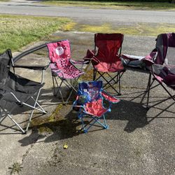 5 Camping Chairs