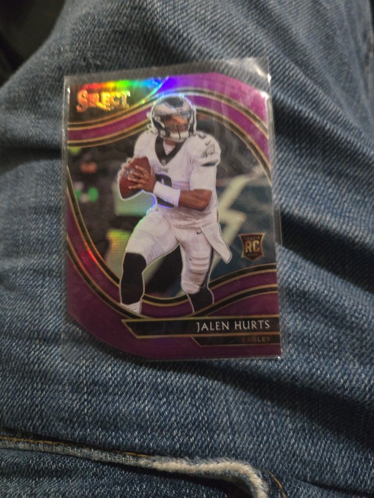 Jalen Hurts No.350 Eagles Rookie Card