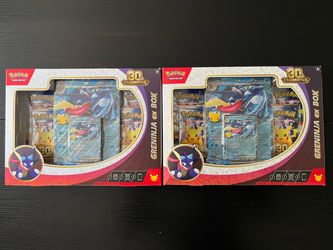 Pokémon 30th Celebration Greninja ex Boxes (x2)