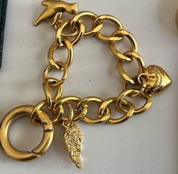 Juicy Couture metal purse charm