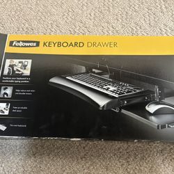 Black Keyboard Drawer