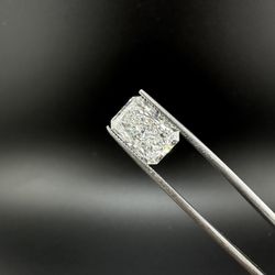4.09ct D VVS2 Radiant Diamond Certified 