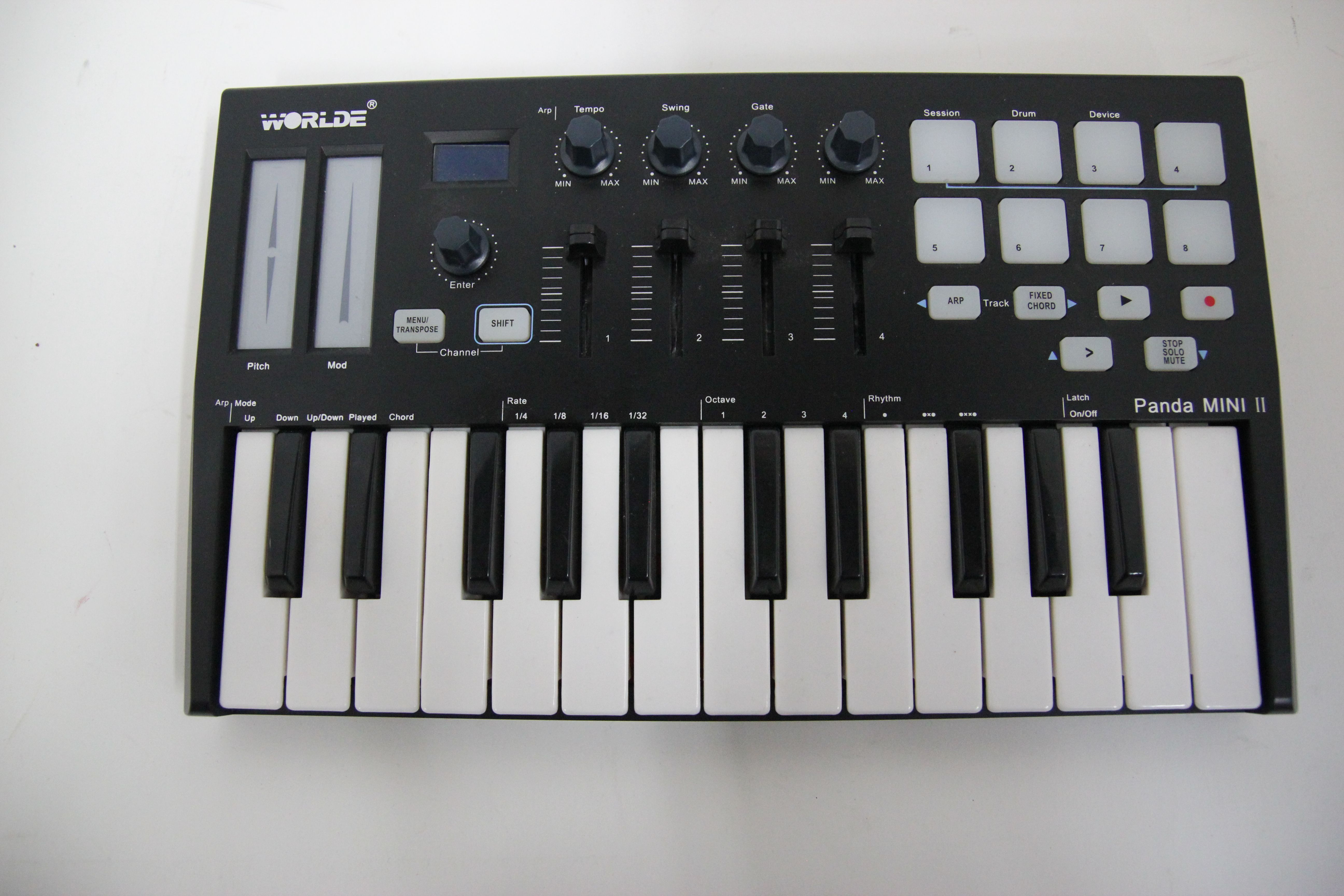 WORLDE Panda Mini II Portable 25- USB MIDI Keyboard Controller