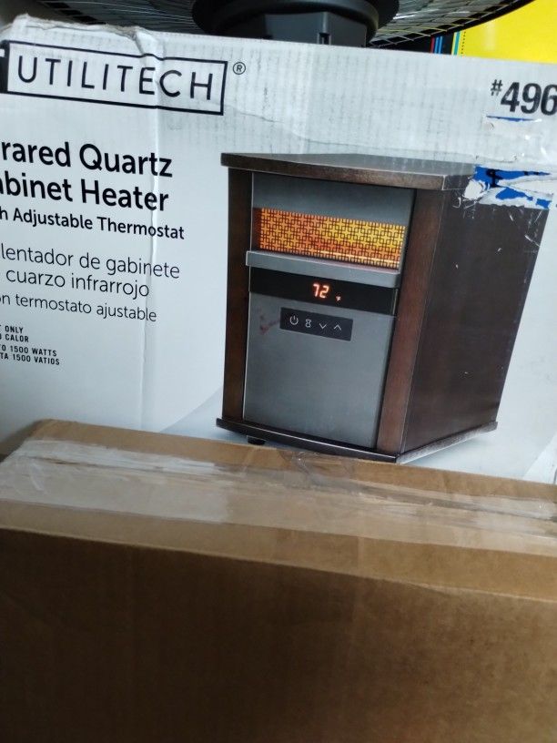 Roomba, Heaters, Chandelier, Tile Cutter