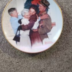 Norman Rockwell Plate
