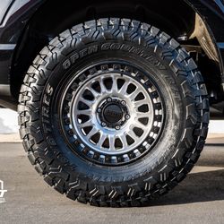 Back In Stock///KMC IMS Machined Black Lip 17x8.5 -10 6x5.5