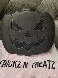 Trickz N' Treatz Black Pumpkin Handbag