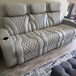 Beautiful Electric Leather Sofa