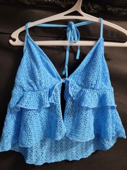 Women's salt and cove bikini top Size L