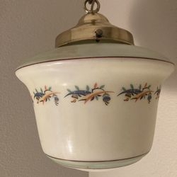 Vintage pendant light fixture