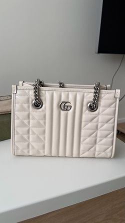 Gucci GG Marmont White Tote