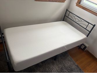2 Twin size bed frame and mattress FREE