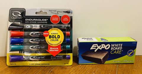Quartet Dry-Erase Marker Set + Expo Eraser