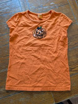 Halloween Orange Pumpkin Shirt 