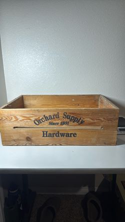 Orchard supply hardware holiday edition crate solid wood