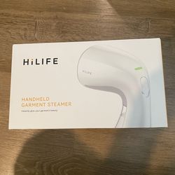 HiLIFE Steamer for Clothes, 1100W Iron Steamer, Fast Wrinkle Removal with Large 300ml Tank, Ideal for All Fabrics, Easy to Use, Compact and Portable